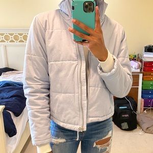 Light Blue Aritzia Coat